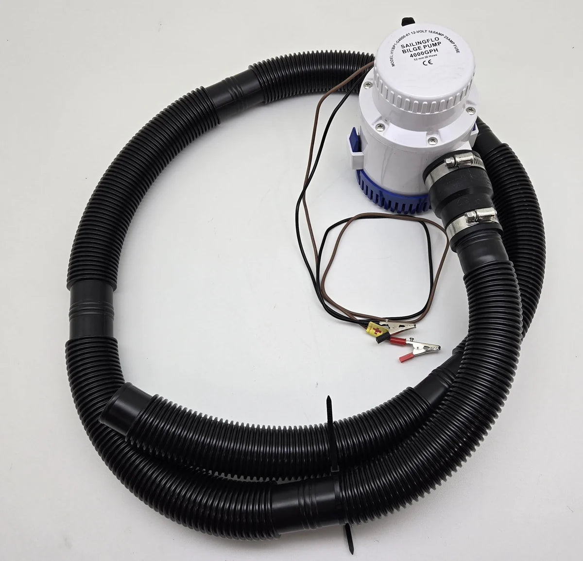 Bilge Pump 4700 GPH + 6ft hose