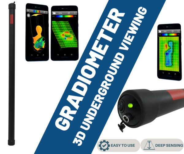 Gradiometer 3D Metal Detector