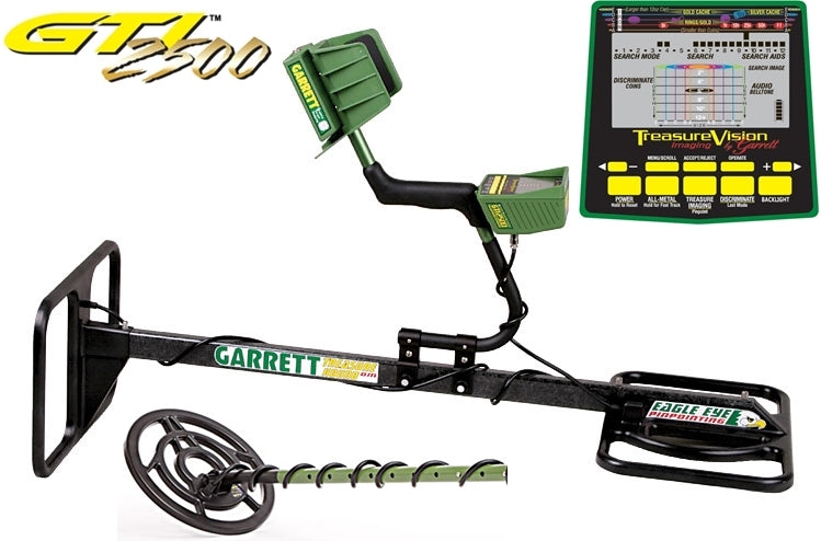 Garrett GTI 2500 With Treasure Hound Eagle Eye Attachment