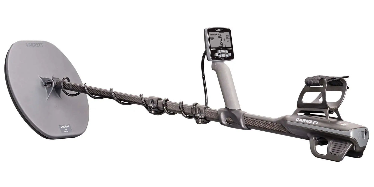 Garrett Axiom Lite Metal Detector With 11″X7″ Mono Coil