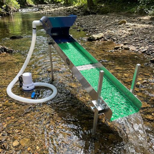 6X42 Highbanker Double Mat Gold Sluice Box