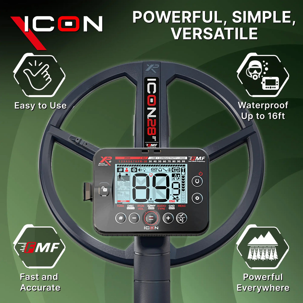 XP ICON-X Adventure Package metal detector bundle - view 2