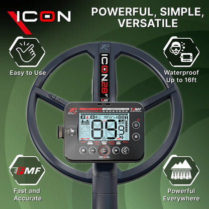 XP ICON-X Adventure Package metal detector bundle - view 2