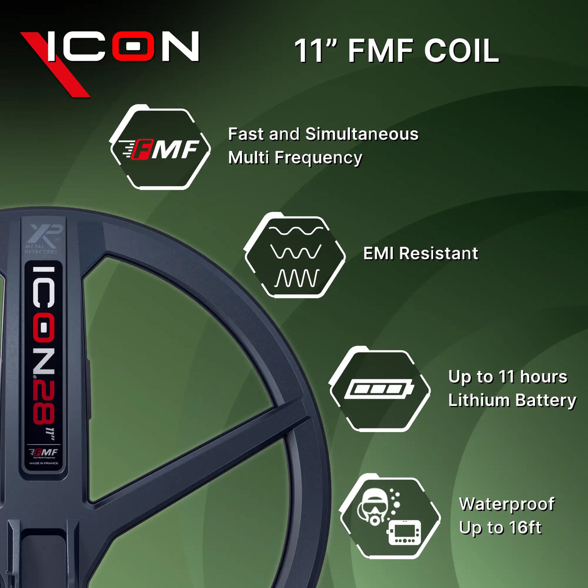 XP ICON-X Adventure Package metal detector bundle - view 4