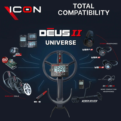 XP ICON-X wireless multi-frequency metal detector