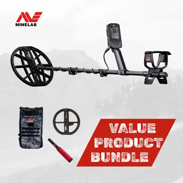 Manticore Metal detector with accessories on a white background.