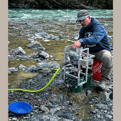 Mini-Max in use at the river