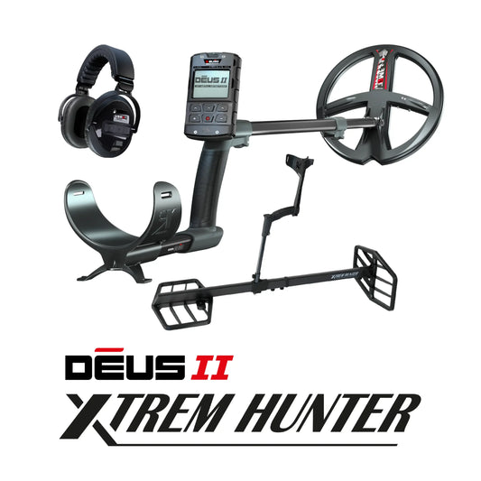 XP Deus II Metal Detector With XTREM  Hunter 2-Box and 11″ FMF Coil